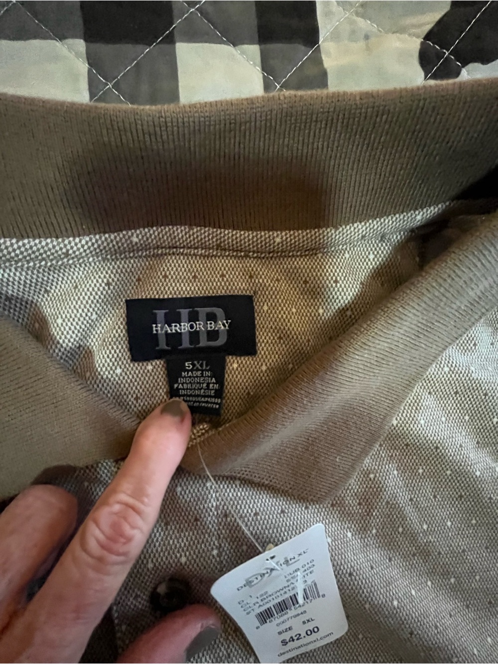 (2) NWT MENS SHIRTS SIZE 5 X-LARGE - Picture 3 of 7